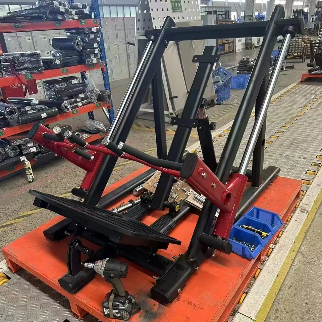 2024 New Design Commercial Gym Equipment Back Exercise Arms Plate Loaded Linear Back Row Different Direction Of Handles