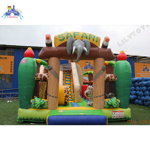 <span class=keywords><strong>Meilleur</strong></span> château de maisons gonflables en plein air avec toboggan pour les enfants - Product Image 3