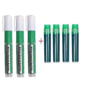 Ensemble de stylos marqueurs rechargeables pour <span class=keywords><strong>tableau</strong></span> <span class=keywords><strong>blanc</strong></span>, vente en gros d'usine - Product Image 1