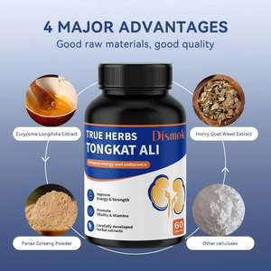 Suplemen Herbal Pria kapsul peningkat Horny kambing gulma Ashwagandha Ginseng <span class=keywords><strong>TONGKAT</strong></span> <span class=keywords><strong>ALI</strong></span> kapsul - Product Image 3