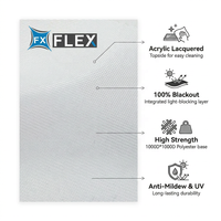 Membrane architecturale en PVC FLFX haute résistance à la déchirure pour toiture de bâtiment tendue, membrane imperméable pour structure de toit