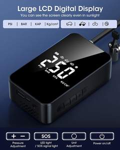 <span class=keywords><strong>Gonfleur</strong></span> de pneus Compresseur d'air portable sans fil <span class=keywords><strong>12</strong></span> <span class=keywords><strong>volts</strong></span> <span class=keywords><strong>Gonfleur</strong></span> de pompe à air entièrement à écran 810 <span class=keywords><strong>Gonfleur</strong></span> de pneus - Product Image 2