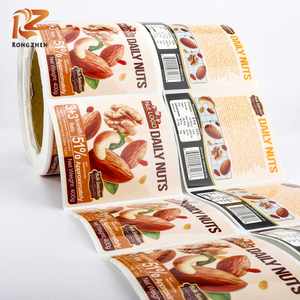 ฉลากกันน้ำทนความร้อนแบบม้วน ยี่ห้อ RONG ZHEN Daily Nuts PET รูปทรงสี่เหลี่ยมผืนผ้า ขนาดแกน 3 นิ้ว สำหรับบรรจุภัณฑ์ เป็นมิตรกับสิ่งแวดล้อม ติดด้วยตัวเอง - Product Image 2