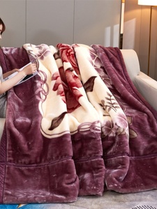 Coperta Invernale Ispessita <span class=keywords><strong>Rachel</strong></span> in Pile Corallo per Matrimonio, Doppio Strato, Calda, Antistatica, Alta Traspirabilità, Singola - Product Image 4