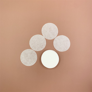 FP09 OEM Fabriqué en Chine, <span class=keywords><strong>coton</strong></span> non tissé naturel uni, démaquillant, tampons pour le visage - Product Image 3