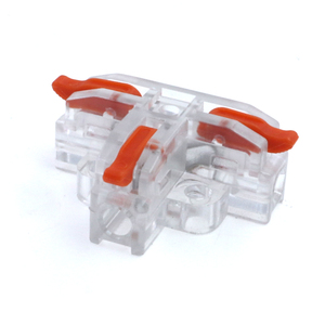 Conector de cable tipo T de 3 <span class=keywords><strong>v</strong></span>ías al por mayor de fábrica, certificado CE, 32A 250V, bloque de terminales de empalme rápido, precio a granel para energía - Product Image 6