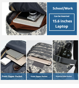Sac à dos tactique extérieur multifonctionnel confortable de grande capacité étanche direct d'usine pour la chasse et les voyages - Product Image 3