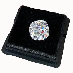 Kissen eis zerkleinert cut 9x9mm DEF farbe lose moissanite diamant mit GRA zertifikat