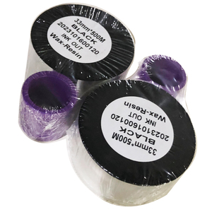 Ruban de surimpression de transfert de résine de qualité supérieure Tto 110*300 ruban ruban d'imprimante de résine de cire de transfert thermique - Product Image 1