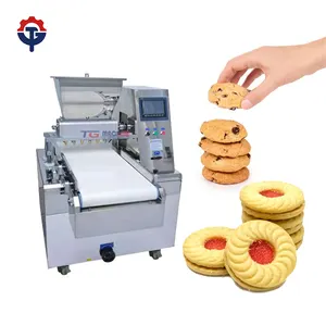 TG otomatik küçük bisküvi çerez Depositor makinesi endüstriyel döner çerez bisküvi yapma makinesi satılık