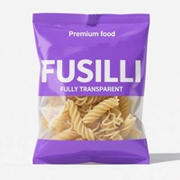 Sac d'emballage en plastique de qualité alimentaire imprimé sur mesure pour poudre de nouilles, farine, blé, aliments, spaghetti, pâtes sèches