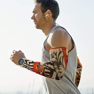 Maniche <span class=keywords><strong>tatuaggio</strong></span> protezione solare temporanea maniche da <span class=keywords><strong>braccio</strong></span> in Nylon per uomini e donne in bicicletta da corsa sport di guida - Product Image 2