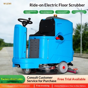 Small Floor Washing <b>Machine</b> Floor Washing <b>Machine</b> Supermarket Restaurant Hospital Industrial Washing <b>Machine</b> Driving Type - Product Image 1