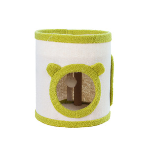 Rascador para gatos duradero y sin desprendimiento de material, cama para gatos, estructura para trepar para gatos, cubo de sisal integrado, suministros para rascadores de gatos - Product Image 5