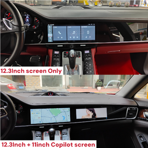 Pantalla dual para coche Android de 12,3 "con pieza de copiloto para <span class=keywords><strong>Porsche</strong></span> <span class=keywords><strong>Panamera</strong></span> <span class=keywords><strong>2010</strong></span>- 2017 Carplay Gps navegación reproductor Multimedia LHD/RHD - Product Image 3