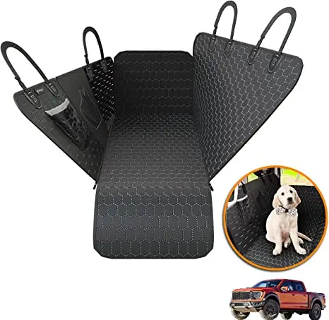 Dog Car Seat Cover Pet Seat Covers for Trucks F150 and Ram 1500 Dog Seat Cover with Mesh Window