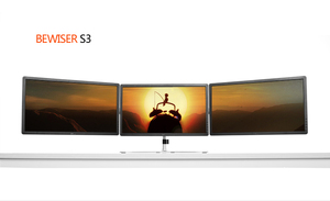 Bewiser Chất lượng cao 3 màn hình bàn gắn màn hình đứng cho 3 màn hình - Product Image 6