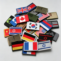 Écussons brodés personnalisés drapeaux nationaux patriotiques pour vêtements – Patchs drapeaux