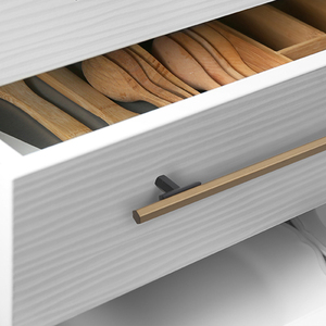 EMUCA 9176308 Poignée de porte de luxe L 232mm 192mm Distance centrale Jeu de 5 pièces Laiton et alliage d'aluminium bronzé - Product Image 4