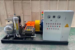 Machine de nettoyage de système de tube d'échangeur de chaleur à haute pression pour la pompe à haute pression d'échangeur de chaleur de champ chimique <span class=keywords><strong>DLS</strong></span> - Product Image 6