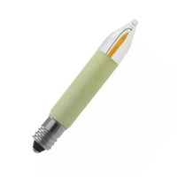 Long Bullet Tip E10 E14 LED Lámpara de Iglesia 2200K 0,5 W T10 T15 T20 Bombilla de vela