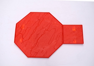 Molde de Goma para Estampado de Polígonos, Varios Estilos de Sellos, Apto para Caminos de Parques y Carreteras Escolares, Simple y Fácil de Usar - Product Image 2