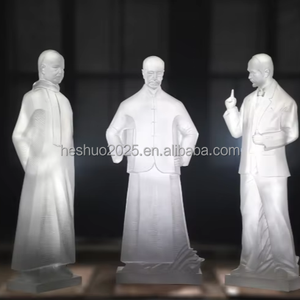 Glass Sculptures Handicrafts Home Decor Artistic Relief Murals Ornaments Gifts Casting Translucency Glazed Art Multi-Occasion