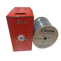 Câble Cat6 Aico pour câblage extérieur, échantillons gratuits, extérieur, 1000 Mbps, 1G, UTP, étanche, résistant aux UV, PVC+PE, double gaine