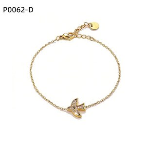 สร้อยข้อมือแฟชั่น P0062 สำหรับผู้หญิง เครื่องประดับคุณภาพสูง - Product Image 2