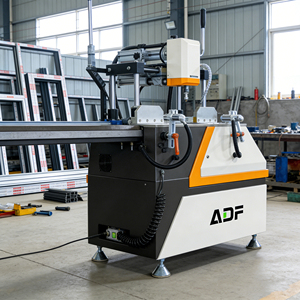 Fraiseuse à <span class=keywords><strong>broche</strong></span> contrôlée par PLC haute vitesse avec fonction de copie et de verrouillage des trous/fentes pour le traitement des fenêtres/portes en PVC/UPVC/aluminium - Product Image 5