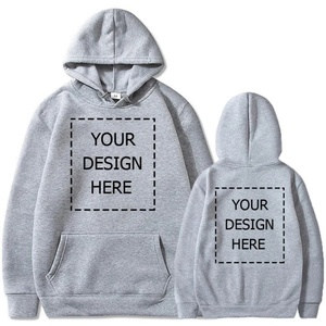 เสื้อฮู้ดดี้ผู้ชายคุณภาพสูง ทรงปกติ ผ้าหนา สีสันปรับแต่งได้ กันลม ระบายอากาศดี มีกระเป๋า เหมาะสำหรับใส่ลำลองในฤดูใบไม้ร่วง - Product Image 2