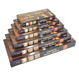 Three-in-one Wooden <b>Chess</b> Solid <b>Wood</b> <b>Set</b> Foldable Portable Competitive Parent-child Interactive Educational Toys - Product Image 6