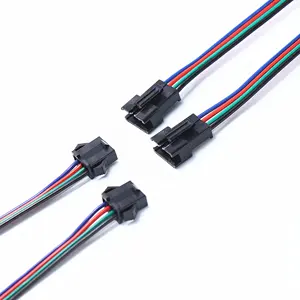 Free Sample JST sm 2 3 4 5 6 pin Wire Harness Terminal Block Cable Connector For Customer Light