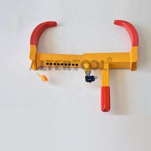 Juego <span class=keywords><strong>de</strong></span> bloqueo <span class=keywords><strong>de</strong></span> abrazadera <span class=keywords><strong>de</strong></span> rueda <span class=keywords><strong>de</strong></span> coche <span class=keywords><strong>de</strong></span> acero portátil ajustable <span class=keywords><strong>antirrobo</strong></span> profesional <span class=keywords><strong>de</strong></span> fabricación ALTERTOOL a la venta - Product Image 5