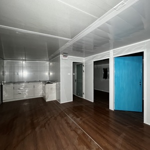 Maison préfabriquée <span class=keywords><strong>en</strong></span> conteneur extensible, panneau sandwich <span class=keywords><strong>en</strong></span> laine de roche EPS, panneau métallique sculpté personnalisé de 40 pieds, petit bâtiment - Product Image 4
