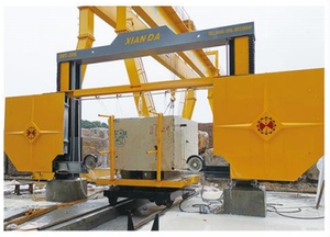 Machine à tronçonner les bords avec <span class=keywords><strong>fil</strong></span> de <span class=keywords><strong>coupe</strong></span> |   Contrôle PLC |   360 °   Table tournante |   <span class=keywords><strong>Coupe</strong></span>-pierre haute performance - Product Image 4