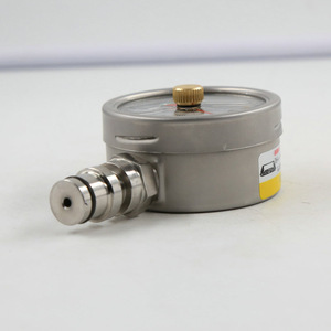 Manómetro de Presión Resistente a Impactos para Minería BZY-60, 0-80MPa DN10, Acero Inoxidable, Analógico, Doble Aguja - Product Image 3