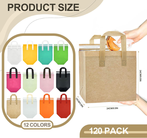 Bolsas de Reparto de Comida Aisladas Clásicas Mailerpak, de Tela No Tejida, Impermeables, Ecológicas, Duraderas, con Cierre de Cremallera - Product Image 5
