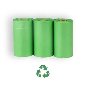 Wholesale Eco-Friendly Disposable Biodegradable <b>Compostable</b> Doggie Poop <b>Bags</b> Custom Private Label Waste Garbage Roll Plastic - Product Image 2