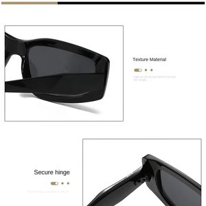 Nouvelles Lunettes de Soleil Rétro Carrées 2025 – Tendance Européenne et Américaine, Monture Fine Polyvalente - Product Image 5