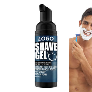 Crème à raser en <span class=keywords><strong>gel</strong></span> d'aloe vera personnalisée de 200 ml, mousse hydratante pour le soin de la barbe, <span class=keywords><strong>gel</strong></span> à raser - Product Image 6