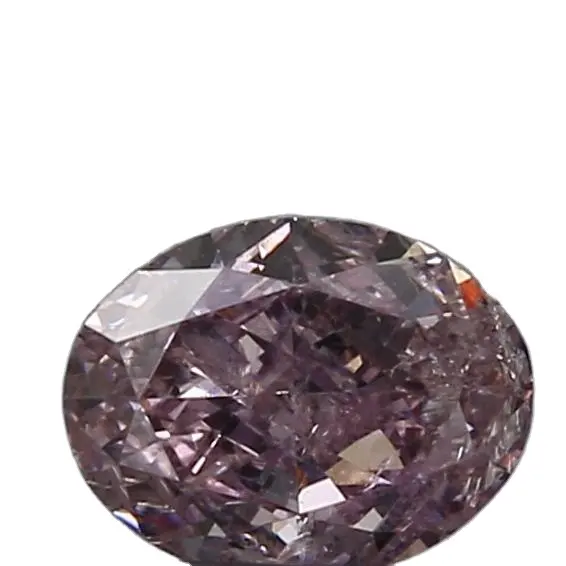 0.50ct البيضاوي الماس يتوهم الأرجواني الوردي I2 GIA شهادة الطبيعية البيضاوي الماس قطع 1323050953
