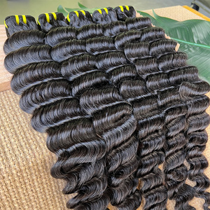 Distribuidores Mayoristas <span class=keywords><strong>de</strong></span> Cabello Crudo Camboyano <span class=keywords><strong>de</strong></span> un Solo Donante, Extensiones <span class=keywords><strong>de</strong></span> Cabello Virgen Sin Procesar 12A, Ondulado Profundo, 100% Cabello Humano - Product Image 4