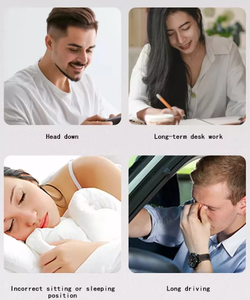 목 지지대 및 고정용 플라스틱 & 벨크로 경추 보호대 일상생활 스포츠 헬스케어 사용을 위한 남녀공용 - Product Image 4