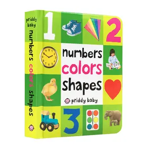 Impresión de libros para educación temprana para niños, libro de tapa dura con 100 palabras en inglés