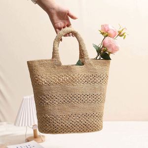 Handmade <b>Large</b> Capacity Raffia Straw Bags New Arrival Seaside Beach Bags Handbag - Product Image 4