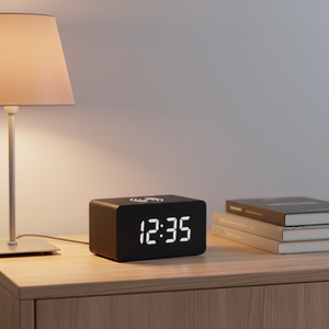 Reloj de Escritorio LED Digital Inteligente Moderno con Carga USB, Alarma Eléctrica y Movimiento Electrónico para Oficina o Sala de Estar - Product Image 2