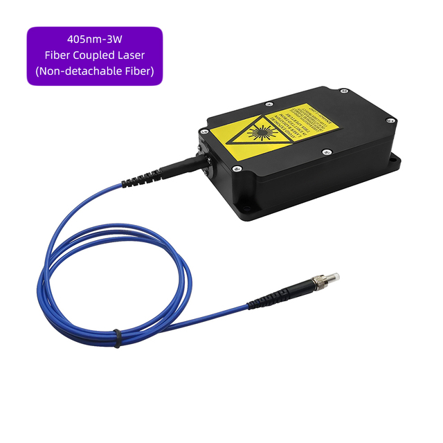 LASER TREE 405nm 3W 60/100/200/400/800um Multi Mode Unpluggable UV Diode Fiber Coupled Laser Module SMA905 FC Laser Source
