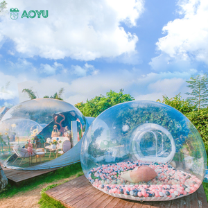 AOYU Tienda Inflable Transparente de Burbujas para Hotel Estrellado, Tamaño Personalizado, Casa de Glamping de PVC para Exteriores, para Hotel y Camping - Product Image 1
