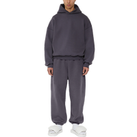 Survêtement personnalisé de haute qualité en coton surdimensionné essentiel survêtement épais vierge survêtement unisexe 500gsm